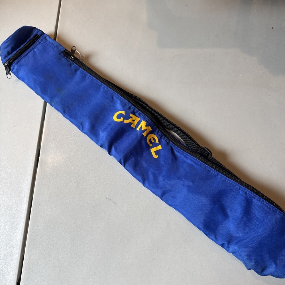 Vintage Joe Camel Smooth Cigarettes 28" Pool Cue Stick Soft Case Collectible